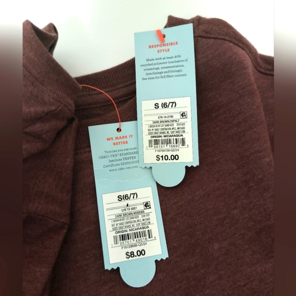 New Cat & Jack Kids Top Set / Size 6-7 - Picture 7 of 9